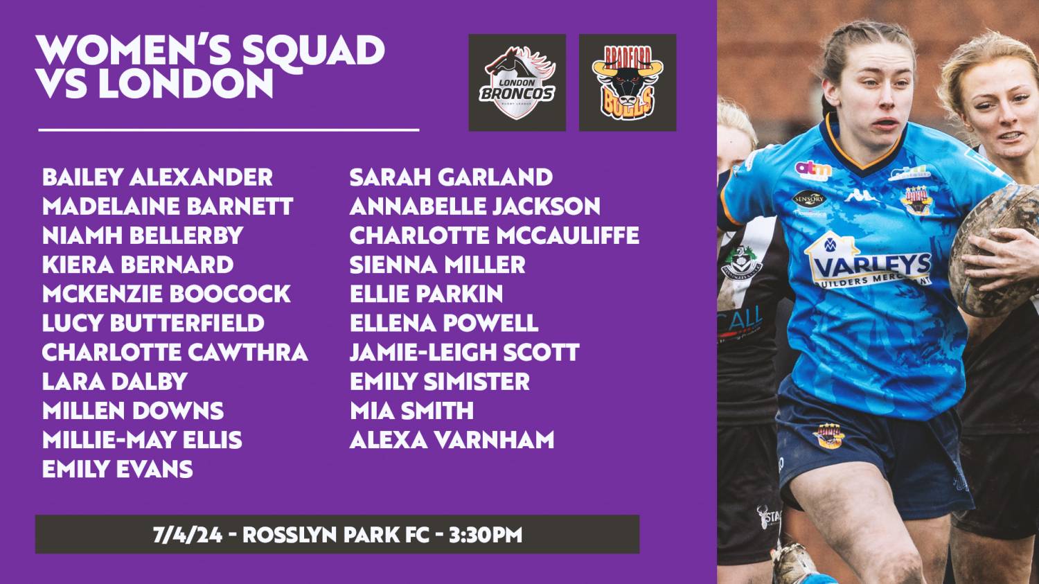 WOMEN'S SQUAD NAMED FOR CAPITAL CUP CLASH