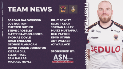 DUNNING NAMES SQUAD FOR KNIGHTS CLASH