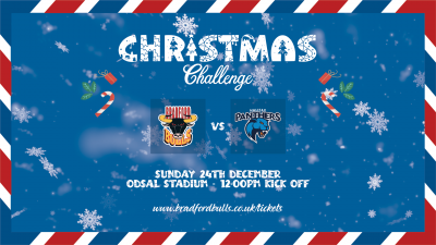 BULLS TO LOCK HORNS WITH PANTHERS IN CHRISTMAS CHALLENGE