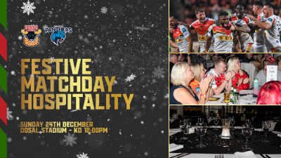 BOOK CHRISTMAS EVE HOSPITALITY FOR HALIFAX CLASH
