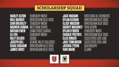 SCHOLARS SQUAD NAMED FOR KR OPENER