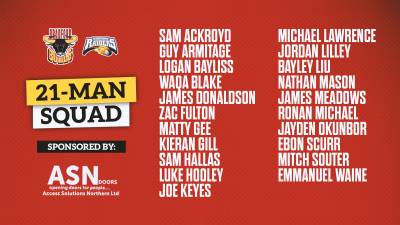 ASN DOORS SQUAD NAMED FOR RAIDERS CLASH