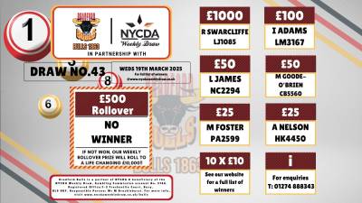 WEEK 43 WINNERS