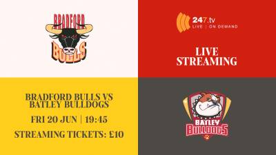 BULLS VS BULLDOGS TO BE STREAMED