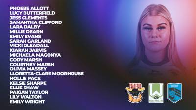 WOMEN'S SQUAD NAMED FOR CARDIFF CLASH