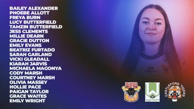 WOMEN'S SQUAD NAMED FOR TIGERS CLASH