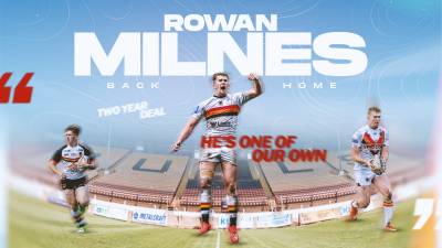 ROWAN MILNES IS BACK HOME!