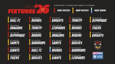 2026 SUPER LEAGUE FIXTURE LIST