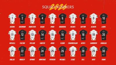 2026 SQUAD NUMBERS REVEALED