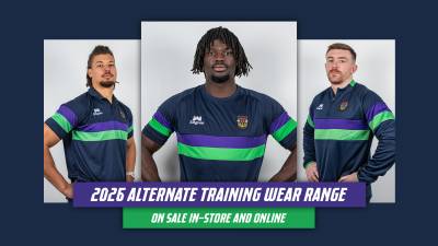 2026 ALTERNATE TRAINING WEAR RANGE NOW ON SALE