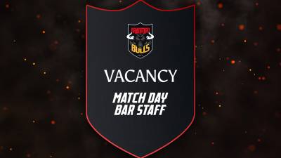 BULLS SEEKING MATCH DAY BAR STAFF